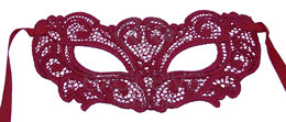 Foto 3 do produto Lingerie Sapeka - Máscara Mabel em Poliéster com Tiras em Cetim Para Amarrar | Disponível em 3 Cores
