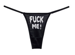 Foto 2 do produto Lingerie Sensualle - Calcinha Fuck Me | Cor: Preto