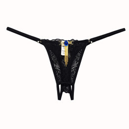 Foto 2 do produto Lingerie Sensualle - Calcinha Se Você Quiser | Cor: Preto