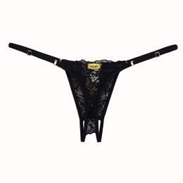 Foto 3 do produto Lingerie Sensualle - Calcinha Se Você Quiser | Cor: Preto