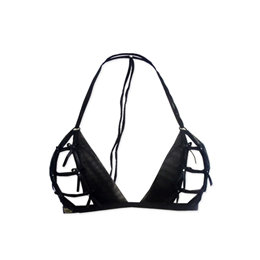 Foto 2 do produto Lingerie Sensualle - Conjunto Arrojada e Atrevida com Sutiã, Calcinha e Par de Meias | Cor: Preto