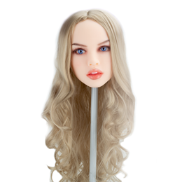Liz - Boneca Realística em TPE com Cabelo Longo Loiro, Olhos Azuis, Seios Fartos, Vértebras em Aço e Demais Acessórios - 41,7 kg e 1,53 Metros de Altura