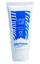 Gel Lubrificante Íntimo a Base de Água com Efeito que Esfria - Love Lub Ice - 60 gramas