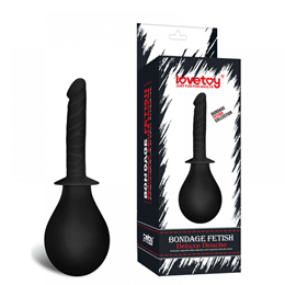 Ducha Íntima com Bico em Formato de Pênis em Silicone - Lovetoy Bondage Fetiche Deluxe Douche | 14,5 x 2,2 cm