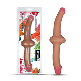 Lovetoy Holy Dong - Pênis Duplo em Jelly com Glande Definida nas 2 Extremidades - 30,5 x 3,2 cm