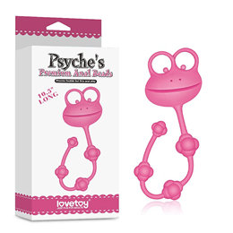 Lovetoy Psyche's Premium Anal Beads - Bolinha Tailandesa em Silicone em Tamanho Gradativo | Cor: Rosa
