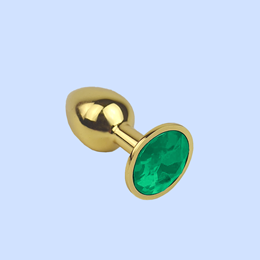 Foto 12 do produto Plug Anal "P" Dourado com Joia na Base - Lust Metal Plug Diamond | 6 x 2,7 cm | Disponível em 11 Cores