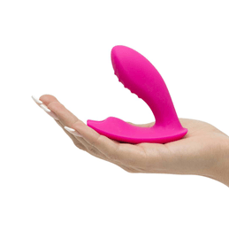 Estimulador de Clítoris Recarregável com Estimulador de Ponto G, 9 Modos de Vibração e Aplicativo para Celular - Magic Motion Eidolon | 7,4 x 3 cm