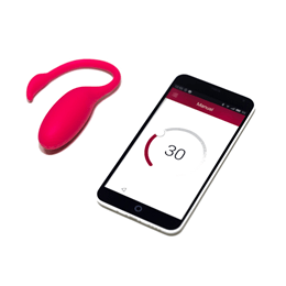 Estimulador de Ponto G e Clítoris, Recarregável com 7 Modos de Vibração e Controle por Aplicativo - Magic Motion Flamingo | 7,4 x 3 cm