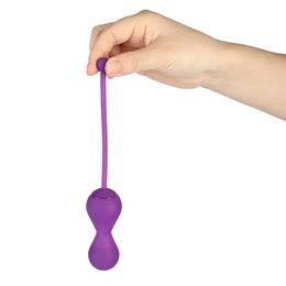 Peso para Pompoar em Silicone com 4 Modos de Vibração, Recarregável e App Control - Magic Motion Smart Kegel Balls Master | 8,1 x 3 cm