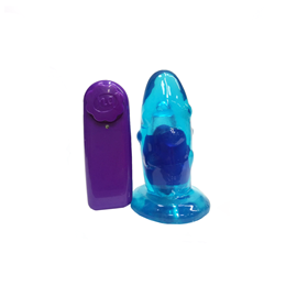 Foto 3 do produto Plug Anal em Formato Cônico com Saliências Estimuladoras e Vibrações Multivelocidade - Magic Sexy | 9 x 4,2 cm | Disponível em 5 Cores