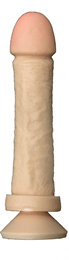 Magic Sexy - Prótese Gigante em Formato de Pênis, Glande Definida, Saliências e Ventosa - 26,5 x 4,5 cm