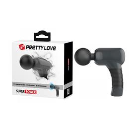 Massageador em Silicone com 7 Modos de Vibrações Potentes e Recarregável - Pretty Love Super Power | 29 x 5,6 cm | Disponível em 2 Cores