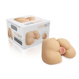 Masturbador em Forma de Bunda em Cyberskin com Vagina e Ânus Penetráveis - CyberButt Taty | 18 x 16 cm | Disponível em 2 Cores