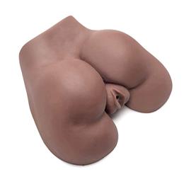 Masturbador em Forma de Bunda em Cyberskin com Vagina e Ânus Penetráveis - CyberButt Taty | 18 x 16 cm | Disponível em 2 Cores