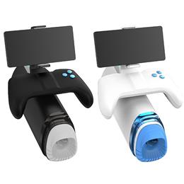 Masturbador Lanterna com Suporte para Celular, Cerdas Massageadoras, Recarregável com 10 Modos de Vibração e 5 Níveis de Intensidade - M-100 Pro | Disponível em 2 Cores