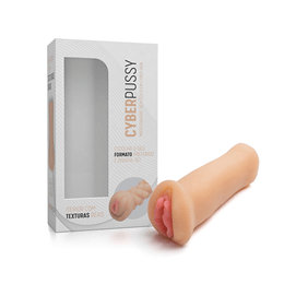 Masturbador Masculino em Forma de Vagina com Lábios Avantajados - Cyber Pussy Babi | 16,5 x 5,8  cm