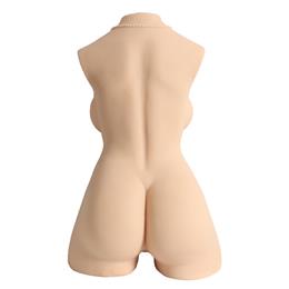 Foto 8 do produto Masturbador com Seios Fartos, Colar, Pênis Realístico Vertebrado, Escroto e Ânus Penetráveis - 3R Import | 47 x 26 cm