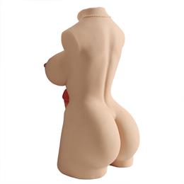 Foto 9 do produto Masturbador com Seios Fartos, Colar, Pênis Realístico Vertebrado, Escroto e Ânus Penetráveis - 3R Import | 47 x 26 cm