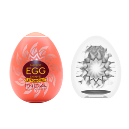 Masturbador em TPE com Textura Espiral Diamante - Tenga Shiny ll Hard Boiled | 5,8 x 5 cm