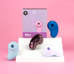 Mini Estimulador Sugador Clitoriano em Silicone com 7 Modos de Pulsação, Recarregável e Resistente à Água - Exclusiva Ellen | Disponível em 5 Cores