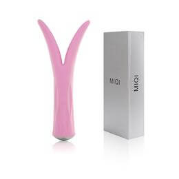 Foto 1 do produto Miqi - Vibrador Ponta Dupla Recarregável com 7 Modos de Vibrações, à Prova D'Água17 X 4 CM