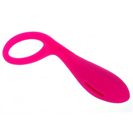 Foto 2 do produto Nalone Tango - Anel Peniano com Estimulador Clitoriano e Vibração Única | Cor: Pink