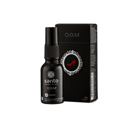 Gel Excitante Feminino Vegano Facilitador de Orgasmo com Efeito de Aquecimento e Vibração - Santo O.G.M (Orgasm) Sado | 30 G