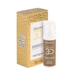 Foto 1 do produto Gel Para Massagem 3 em 1 que Refresca, Vibra e Excita - Orgasmo 3D | 15g