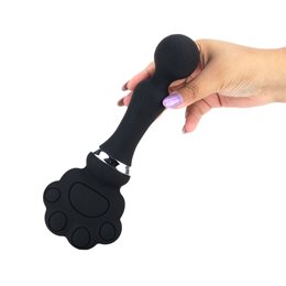 Palmatória Gatinho em Silicone, 5 Intensidades de Choque e Massageador com 10 Modos de Vibração - You Vibe | 24,5 x 9 cm