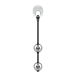 Esferas para Pompoarismo em Metal com Cordão de Silicone - Topo Toys | 188g