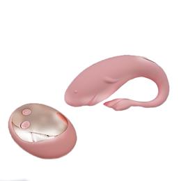 Foto 2 do produto Vibrador de Casal Flexível em Formato de Tubarão com 10 Modos de Vibração, Controle Remoto sem Fio e Recarregável | Disponível em 3 Cores
