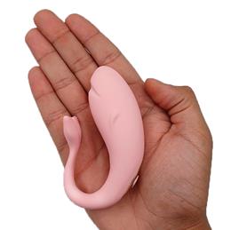Foto 3 do produto Vibrador de Casal Flexível em Formato de Tubarão com 10 Modos de Vibração, Controle Remoto sem Fio e Recarregável | Disponível em 3 Cores