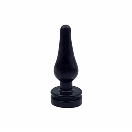 Plug Anal Cônico em Silicone com Base Achatada - InNamorata Love Items N°03 | 10 x 3,8 cm | Disponível em 3 Cores