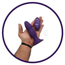 Plug Anal Cônico com Ventosa, Controle Remoto sem Fio, 4 Modos de Vibração e Rotação - Pretty Love Beaded For Extra Pleasure - 11,8 x 3,4 cm | Disponível em 3 Cores
