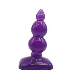 Foto 2 do produto Plug Anal Escalonado com 3 Esferas Gradativas e Base Achatada - Magic Sexy | Disponível em 3 Cores
