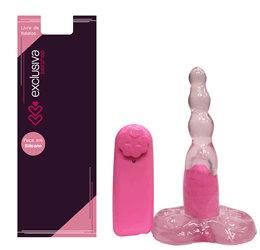 Plug Anal Escalonado com Vibração Multivelocidade Acompanhado por Controle Remoto com Fio - Magic Sexy | 14,5 x 3 cm | Disponível em 6 Cores