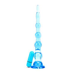 Plug Anal com Esferas Gradativas e Cápsula Vibratória - Pyramid Gels | 20,5 x 3 cm | Disponível em 3 Cores