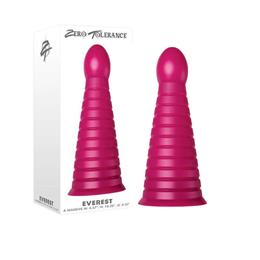 Plug Anal Feito em PVC Liso com Formato de Cone e Base em Ventosa - Zero Tolerance Everest | 24,5 x 9,1 cm