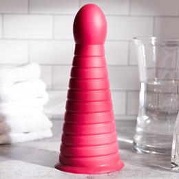 Plug Anal Feito em PVC Liso com Formato de Cone e Base em Ventosa - Zero Tolerance Everest | 24,5 x 9,1 cm