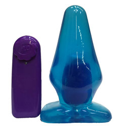 Plug Anal em Formato Cônico com Vibração Multivelocidade e Base de Suporte - Magic Sexy | 12,5 x 5,5 cm | Disponível em 6 Cores