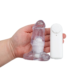 Plug Anal em Formato de Pênis Realístico com Vibração Multivelocidade e Base de Suporte - Magic Sexy | 8,5 x 4 cm | Disponível em 6 Cores