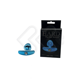 Plug Anal "P" Cônico em Metal com Joia e Base Removível - Hard | 5,8 x 2,6 cm | Disponível em 7 Cores