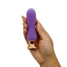 Plug Anal em Silicone com 9 Modos de Vibração, Recarregável e Controle via Aplicativo - GLIB | 10 x 3,2 cm | Disponível em 2 Cores