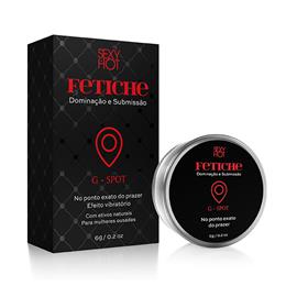 Pomada Excitante Feminino com Efeito Vibratório - Fetiche G-Spot | 6g