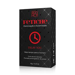 Pomada Retardante Prolongadora de Prazer para o Homem - Fetiche Delay You | 6g