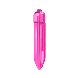 Foto 1 do produto Cápsula Vibratória Metálica com 10 Velocidades de Vibração e Resistente à Água - Power Bullet Plus | 9,3 x 1,3 cm | Cor: Rosa