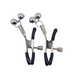 Foto 2 do produto Prendedores para Seios Feito em Metal com Ajuste de Pressão e Guizos - 3R Import | Disponível em 6 Cores