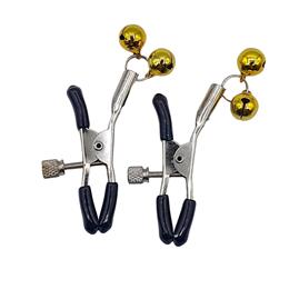 Foto 4 do produto Prendedores para Seios Feito em Metal com Ajuste de Pressão e Guizos - 3R Import | Disponível em 6 Cores