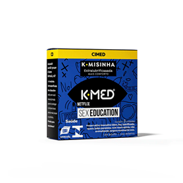Preservativo Extra Lubrificado - K-Med Edição Sex Education K.Misinha | 3 unidades